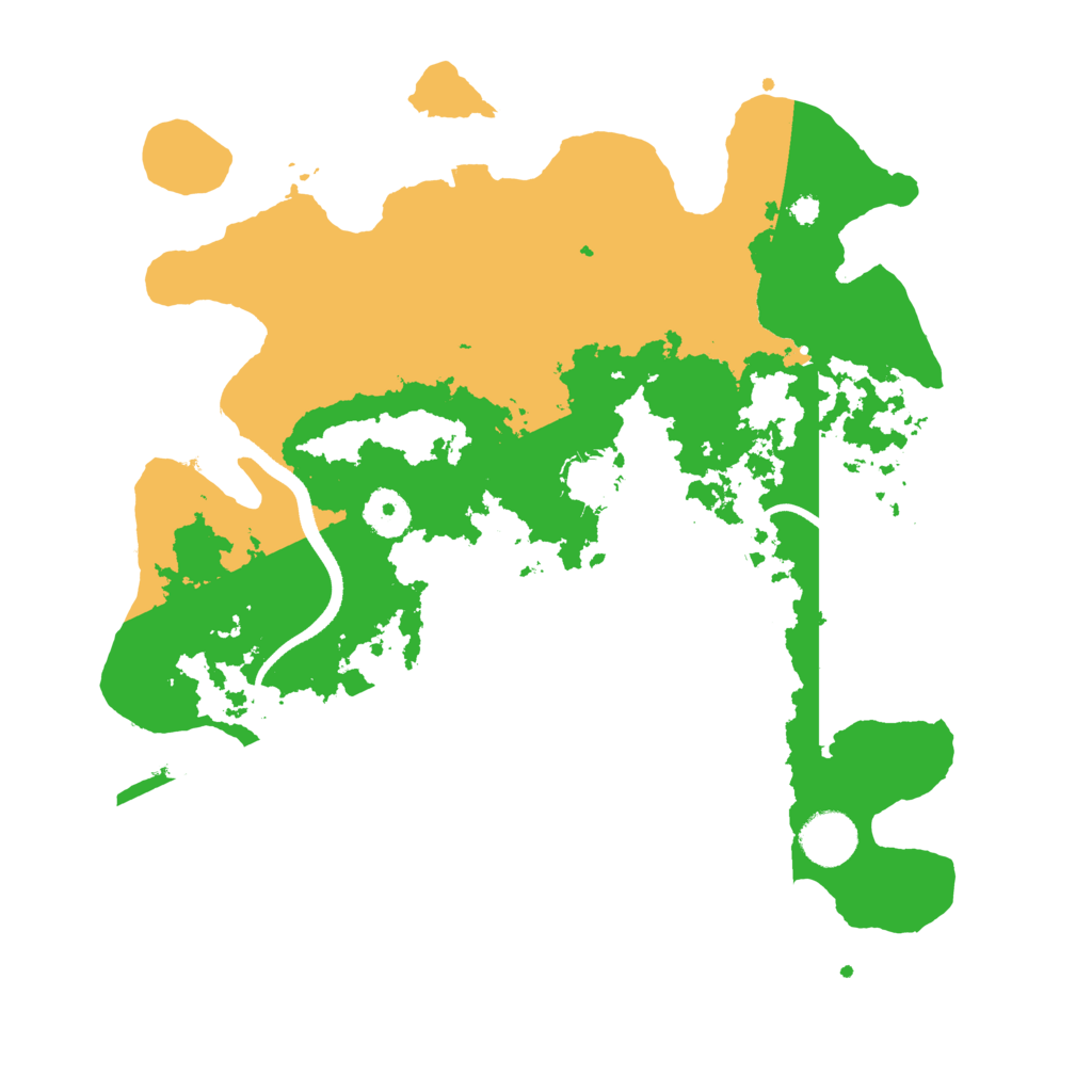 Biome Rust Map: Procedural Map, Size: 3500, Seed: 1388375446