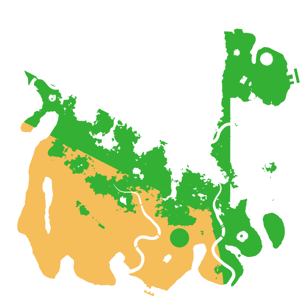 Biome Rust Map: Procedural Map, Size: 4250, Seed: 1995108187