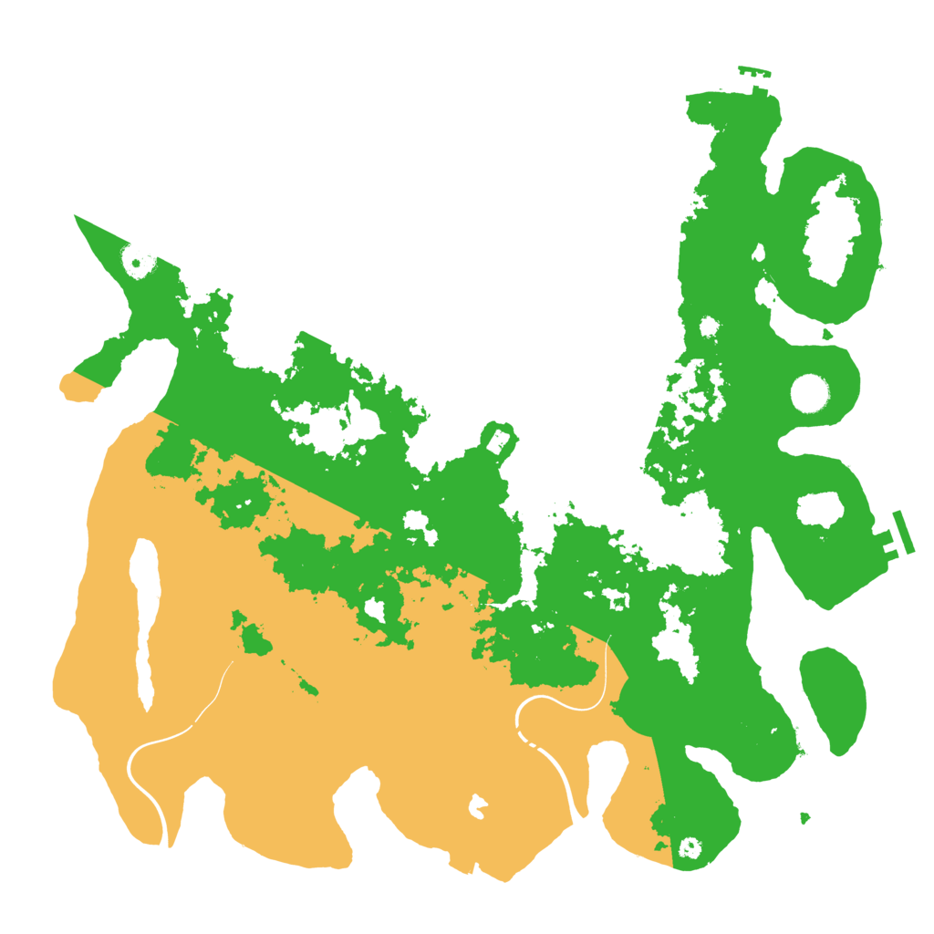 Biome Rust Map: Procedural Map, Size: 4250, Seed: 1995108187