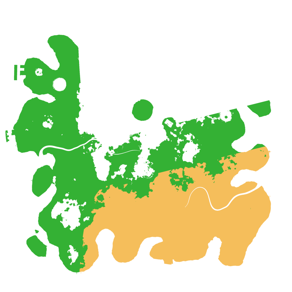 Biome Rust Map: Procedural Map, Size: 3849, Seed: 1