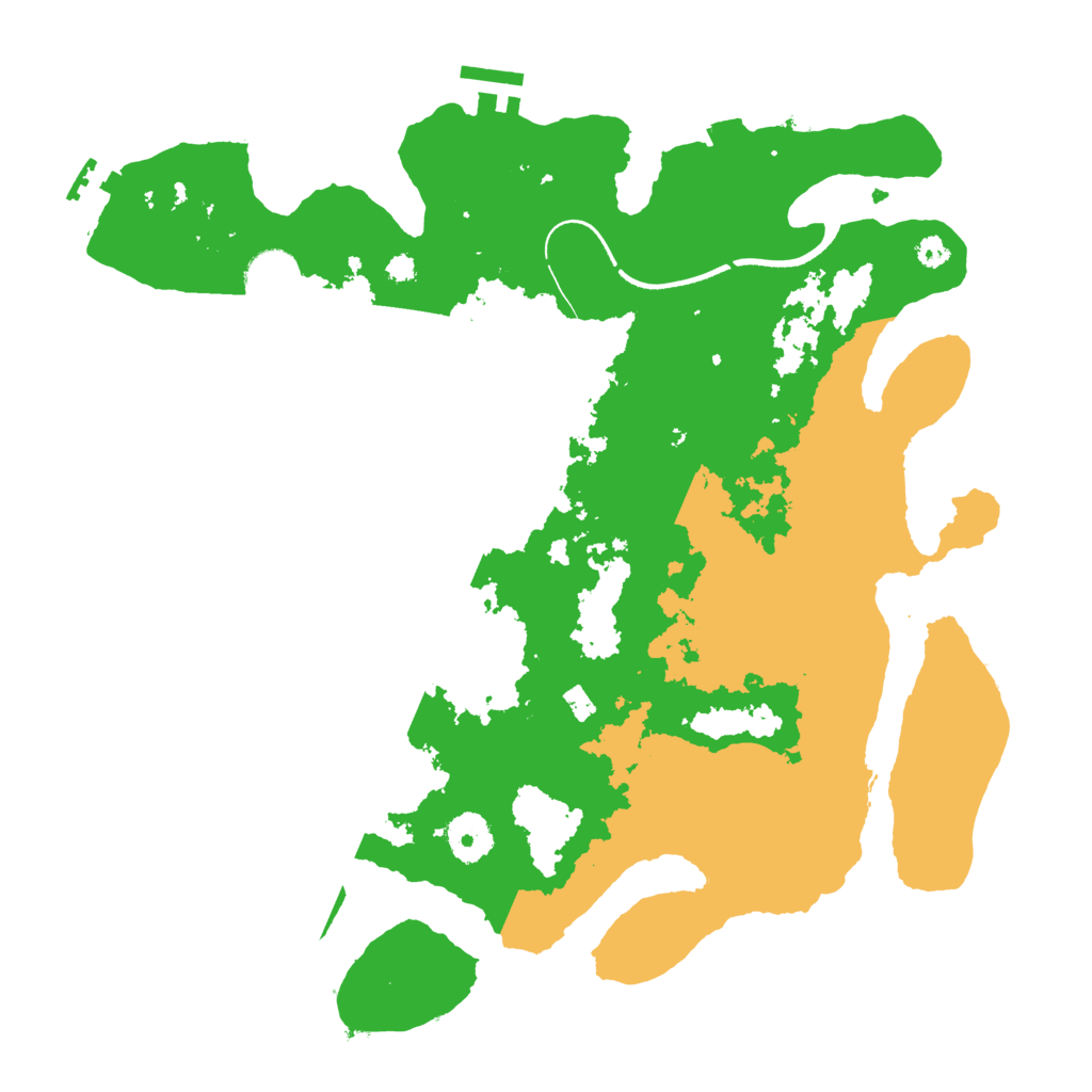 Biome Rust Map: Procedural Map, Size: 3500, Seed: 924239350
