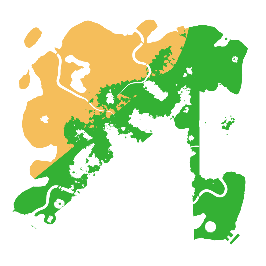 Biome Rust Map: Procedural Map, Size: 4250, Seed: 1083015425