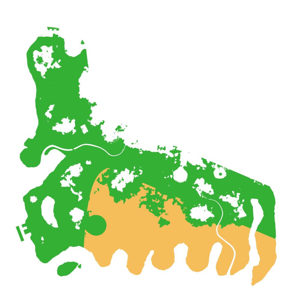 Biome Rust Map: Procedural Map, Size: 3950, Seed: 715312000