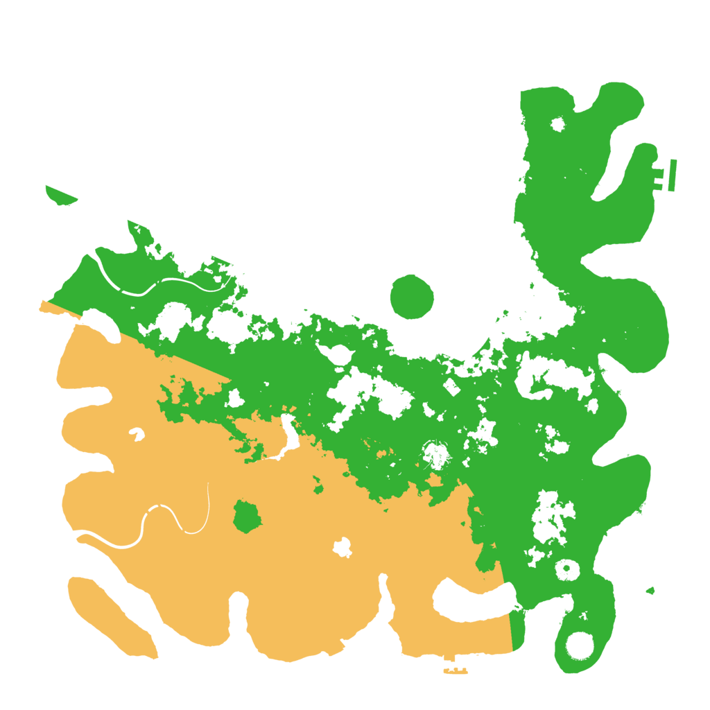 Biome Rust Map: Procedural Map, Size: 4500, Seed: 1487963256