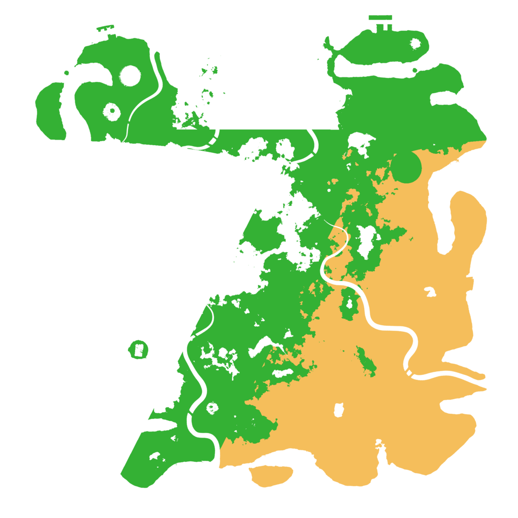 Biome Rust Map: Procedural Map, Size: 4500, Seed: 5433897