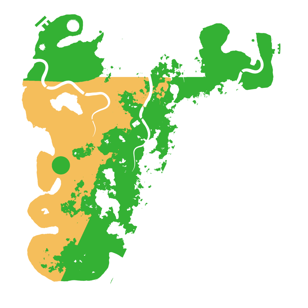 Biome Rust Map: Procedural Map, Size: 4500, Seed: 490157957