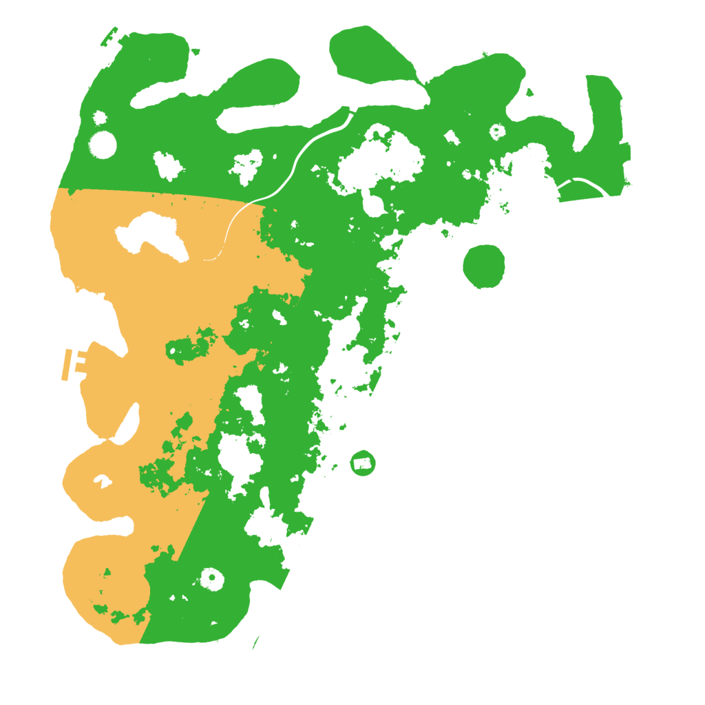 Biome Rust Map: Procedural Map, Size: 4500, Seed: 490157957