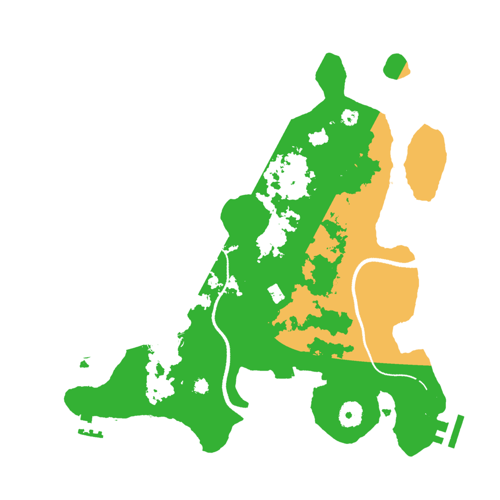 Biome Rust Map: Procedural Map, Size: 3000, Seed: 697819083