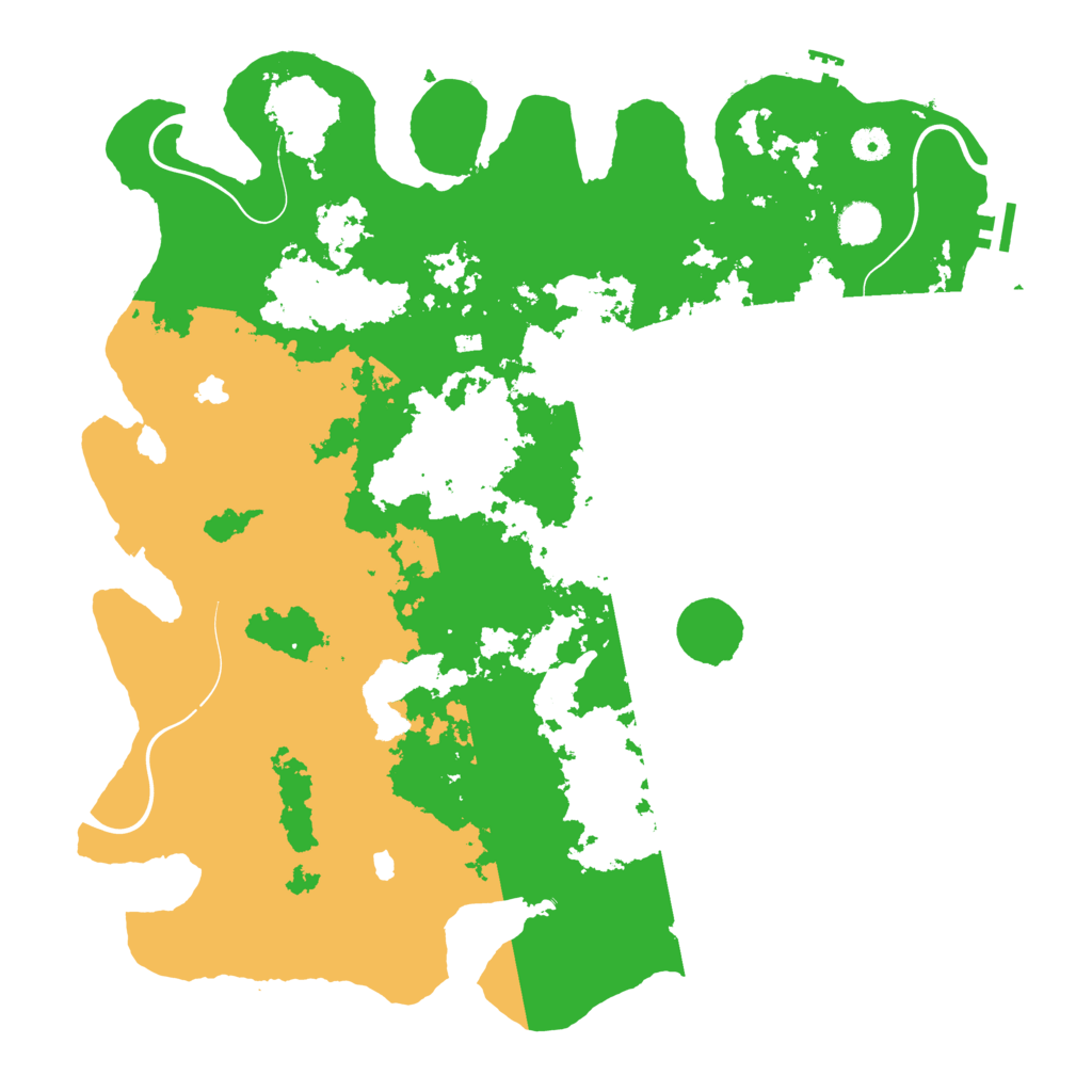 Biome Rust Map: Procedural Map, Size: 4500, Seed: 1889733142