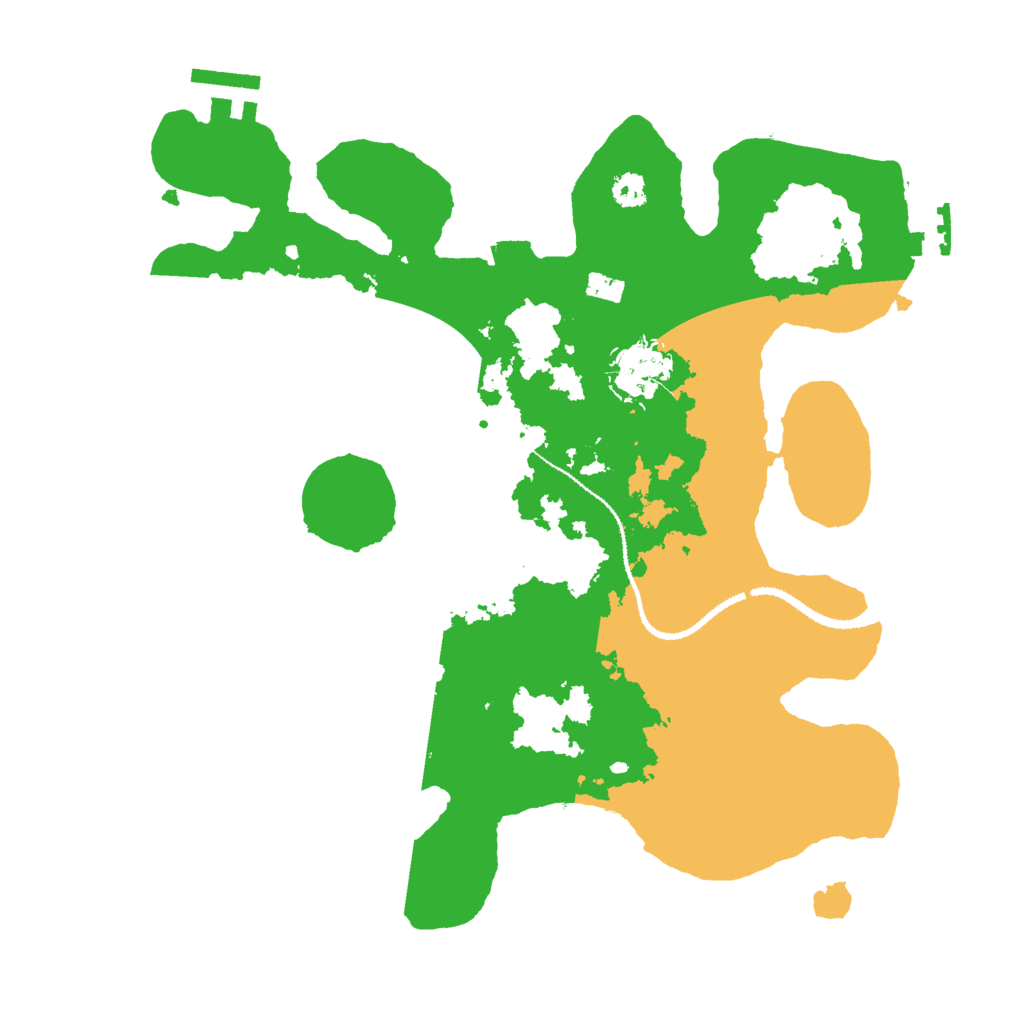 Biome Rust Map: Procedural Map, Size: 3000, Seed: 159460162