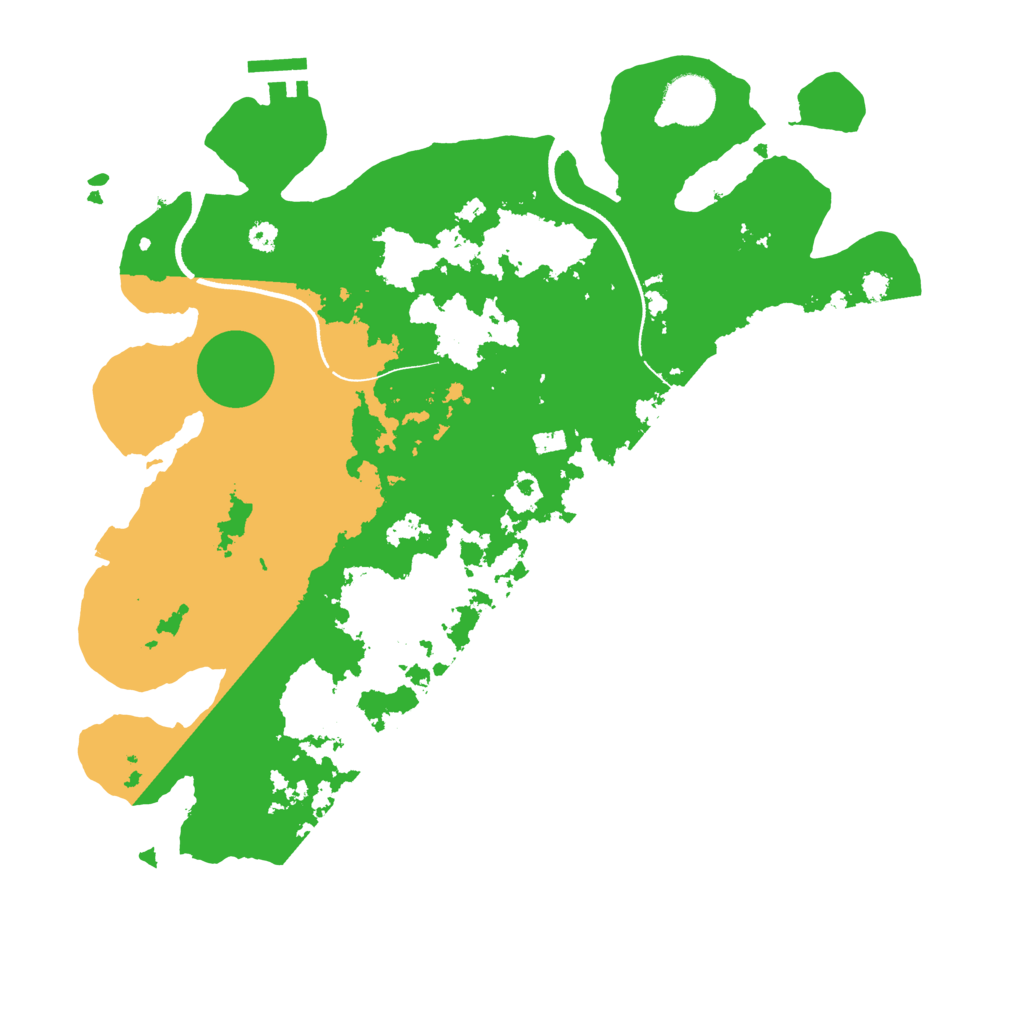 Biome Rust Map: Procedural Map, Size: 3500, Seed: 1643634637