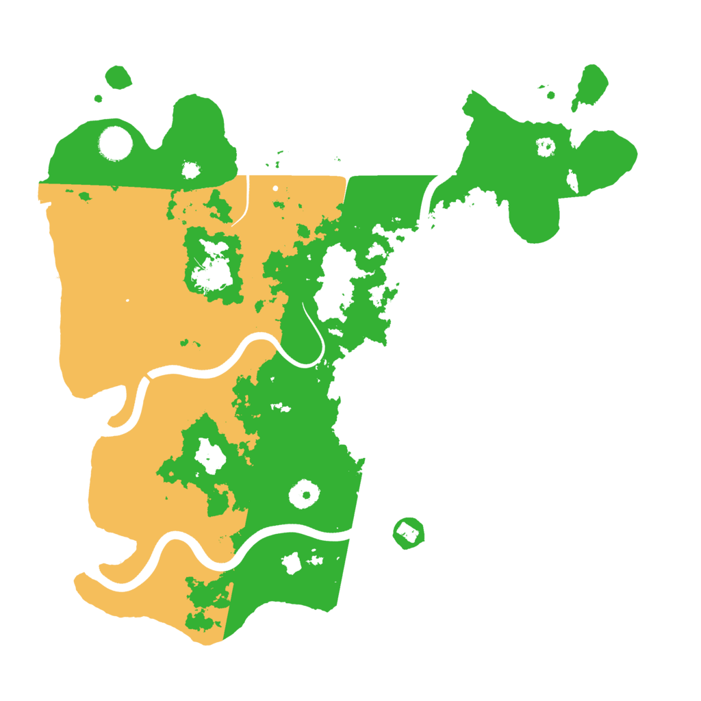 Biome Rust Map: Procedural Map, Size: 3650, Seed: 1182599