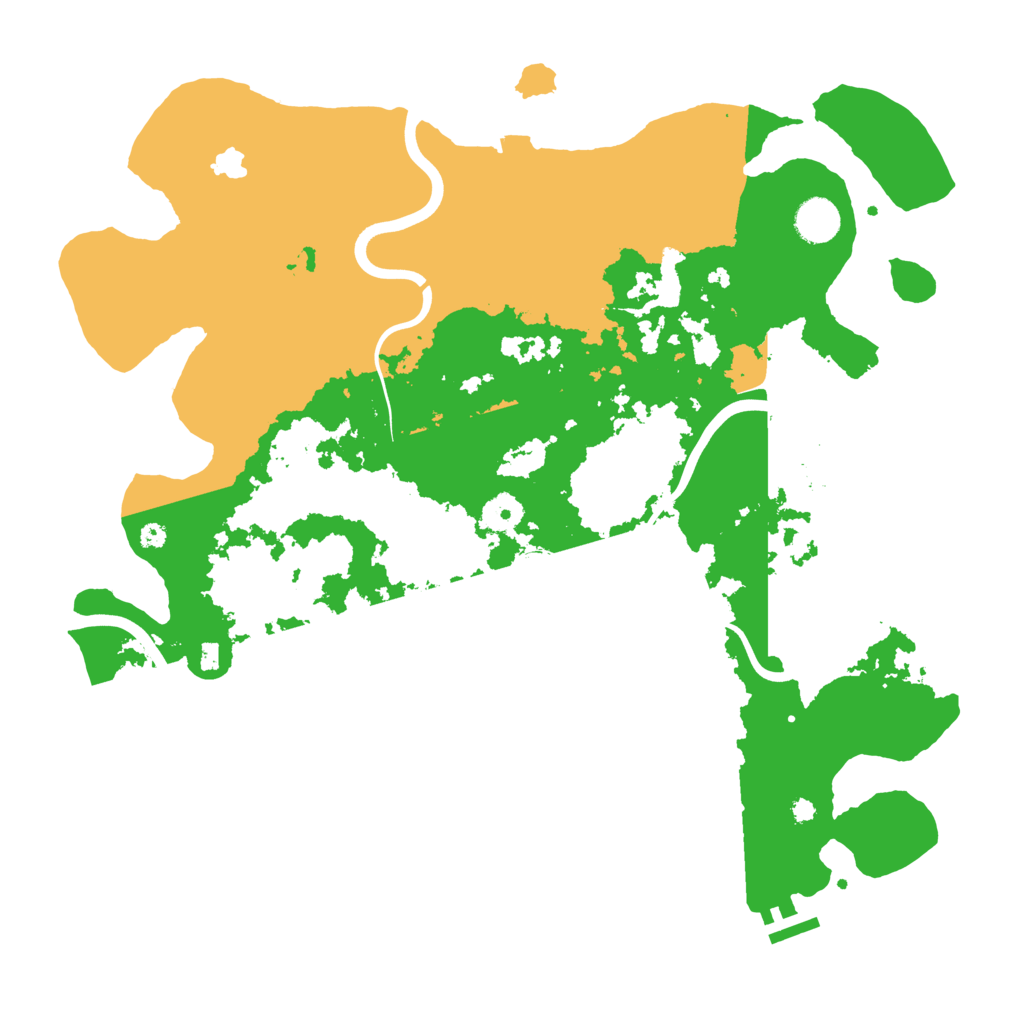 Biome Rust Map: Procedural Map, Size: 4000, Seed: 4729551