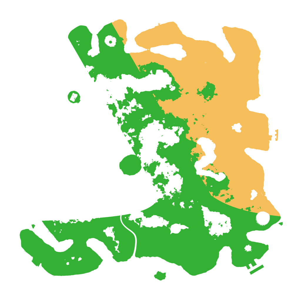 Biome Rust Map: Procedural Map, Size: 4000, Seed: 518462377