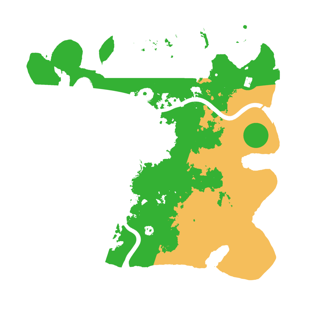 Biome Rust Map: Procedural Map, Size: 3300, Seed: 8576222