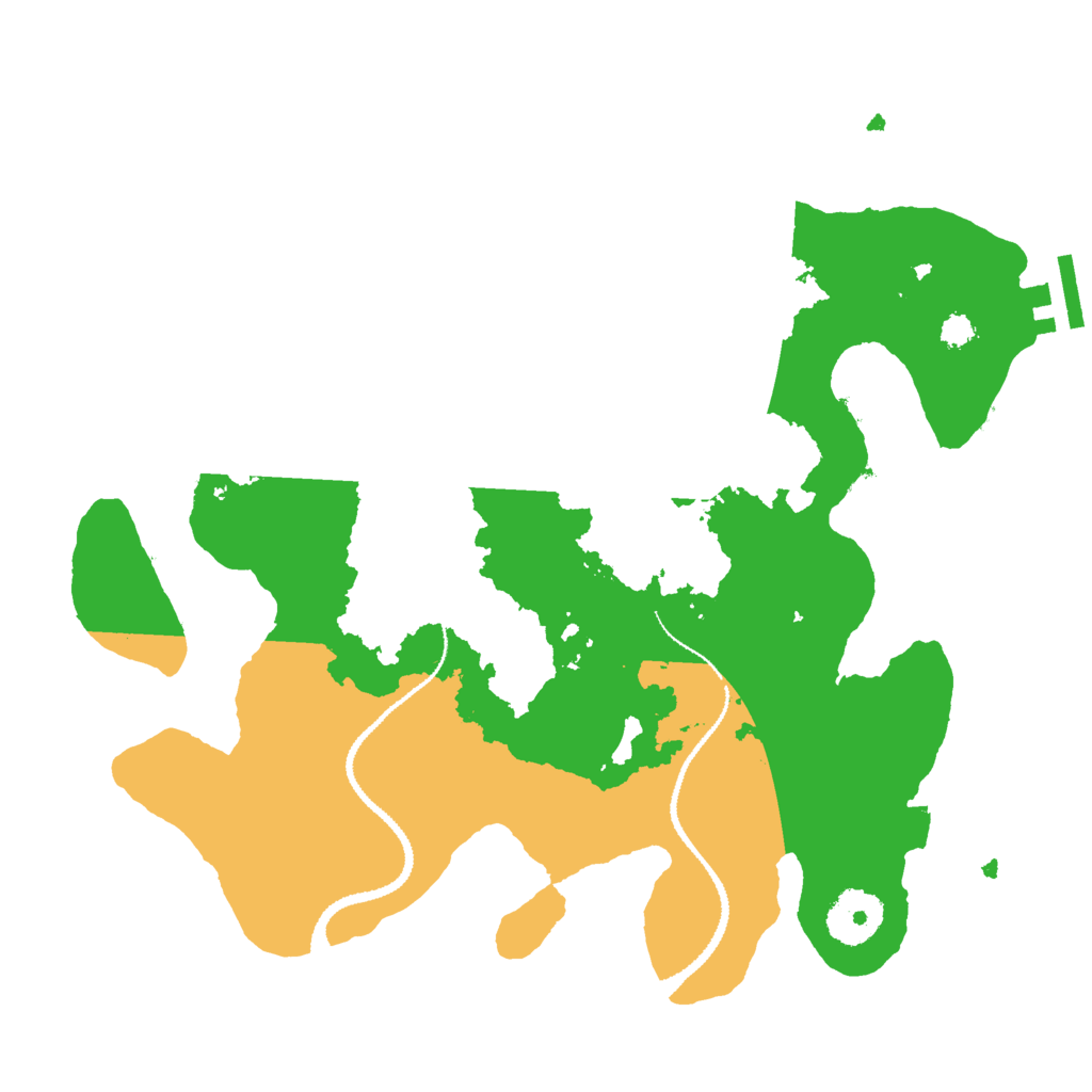Biome Rust Map: Procedural Map, Size: 3000, Seed: 835