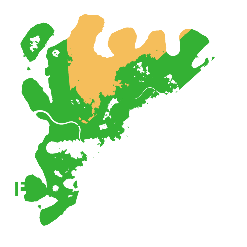 Biome Rust Map: Procedural Map, Size: 3500, Seed: 1686514912