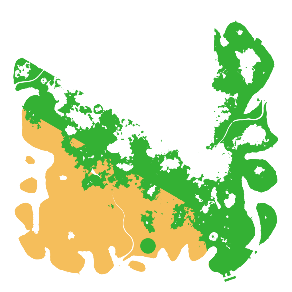 Biome Rust Map: Procedural Map, Size: 5000, Seed: 1179410652