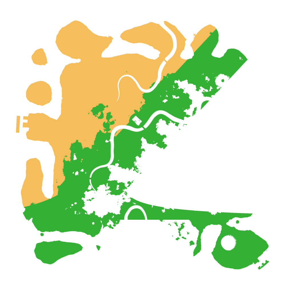 Biome Rust Map: Procedural Map, Size: 3500, Seed: 1018696900