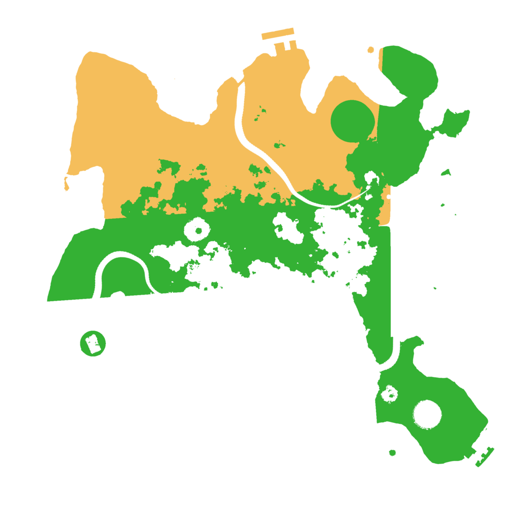 Biome Rust Map: Procedural Map, Size: 3250, Seed: 828902155
