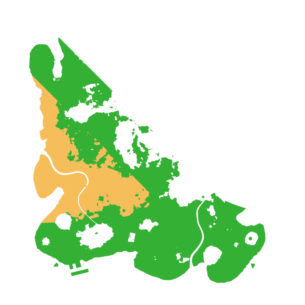 Biome Rust Map: Procedural Map, Size: 3500, Seed: 1946006073