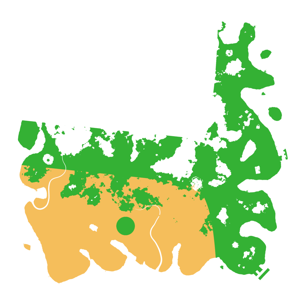 Biome Rust Map: Procedural Map, Size: 4250, Seed: 2083116028