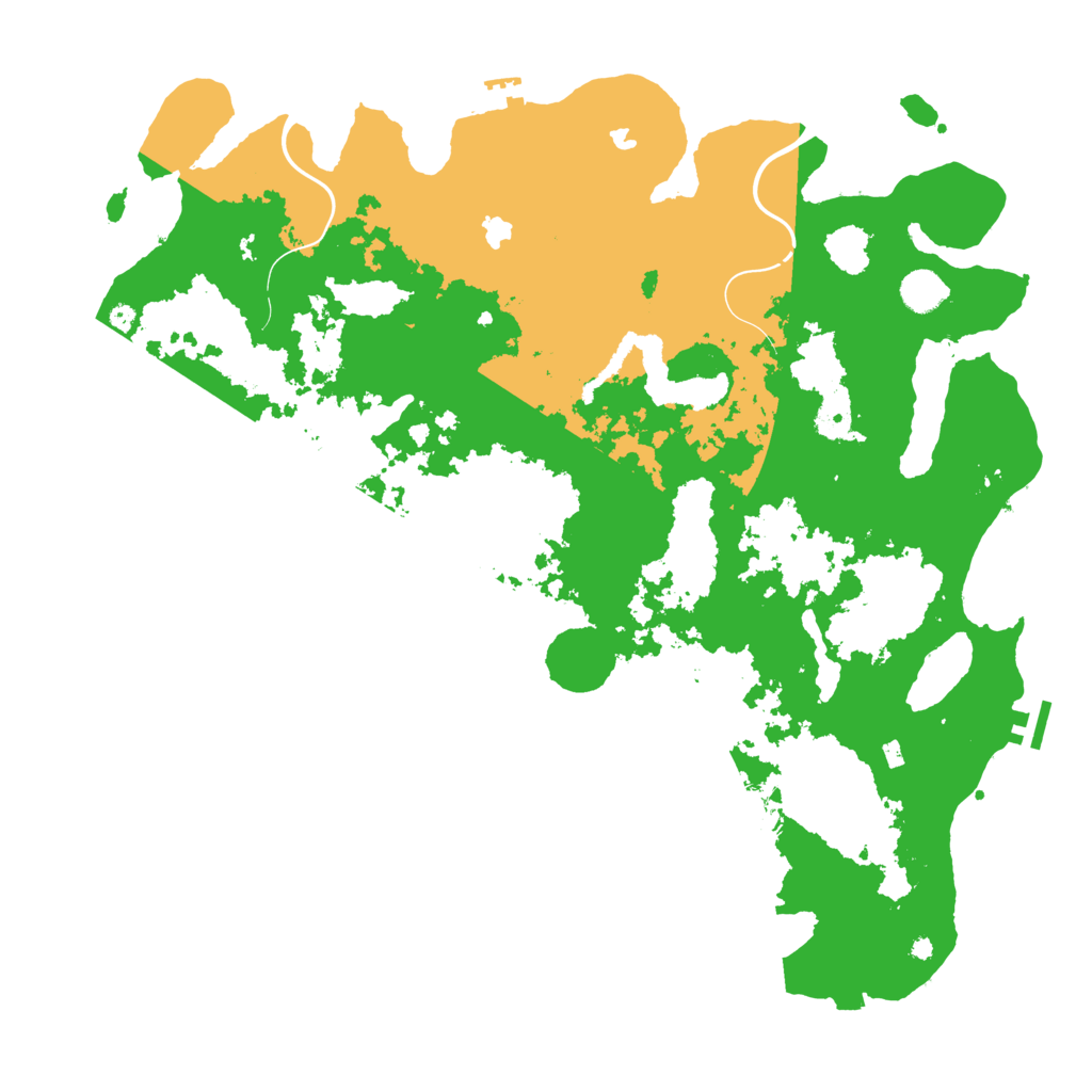 Biome Rust Map: Procedural Map, Size: 4500, Seed: 874799730