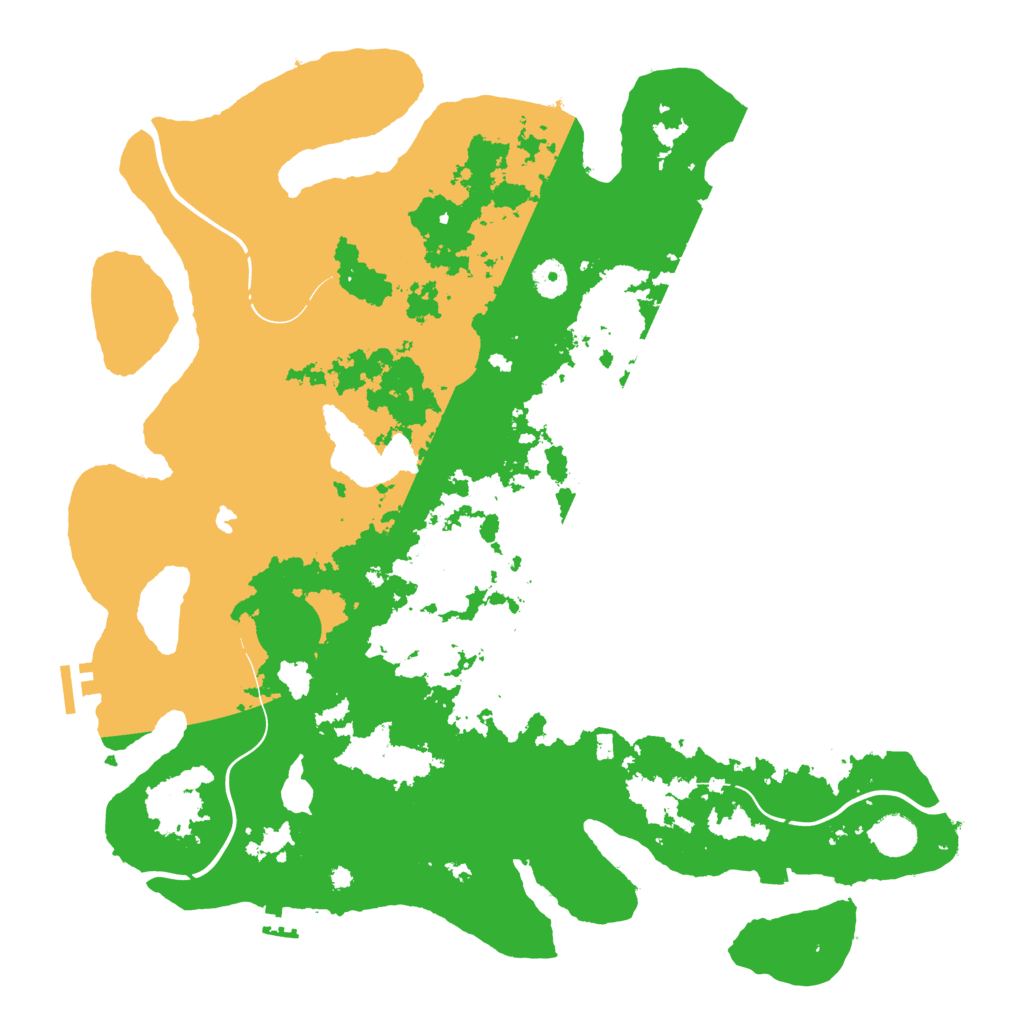 Biome Rust Map: Procedural Map, Size: 4250, Seed: 299548052