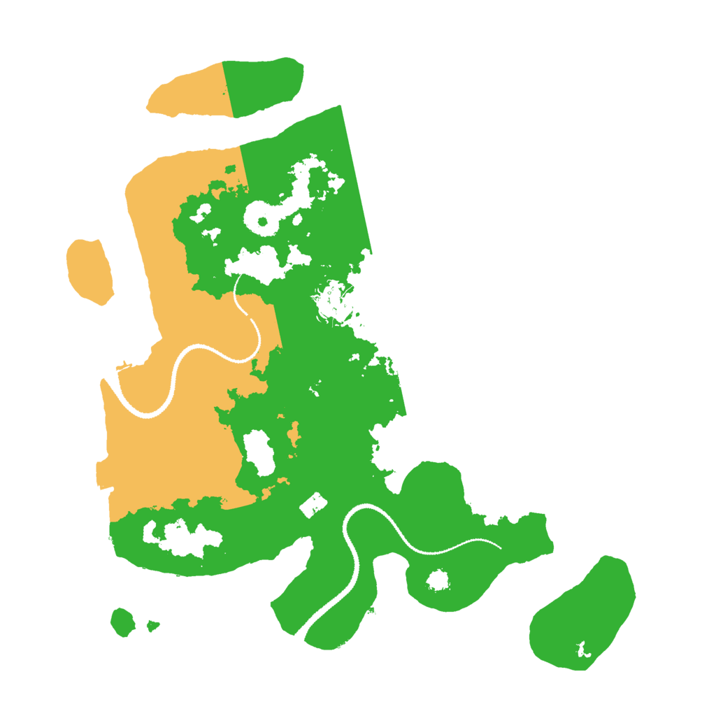Biome Rust Map: Procedural Map, Size: 3000, Seed: 29182346