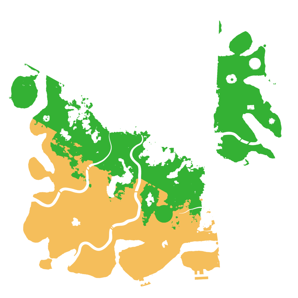 Biome Rust Map: Procedural Map, Size: 4500, Seed: 1115674547