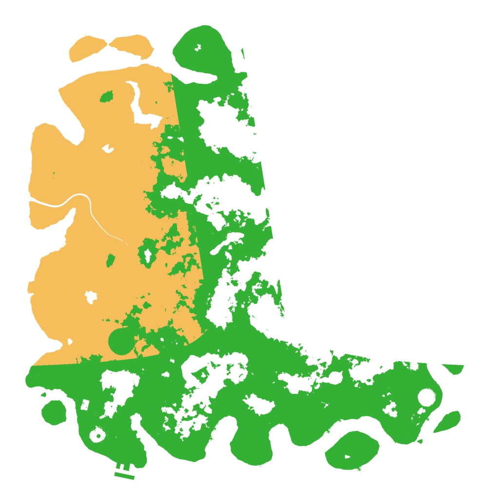 Biome Rust Map: Procedural Map, Size: 5000, Seed: 664038688