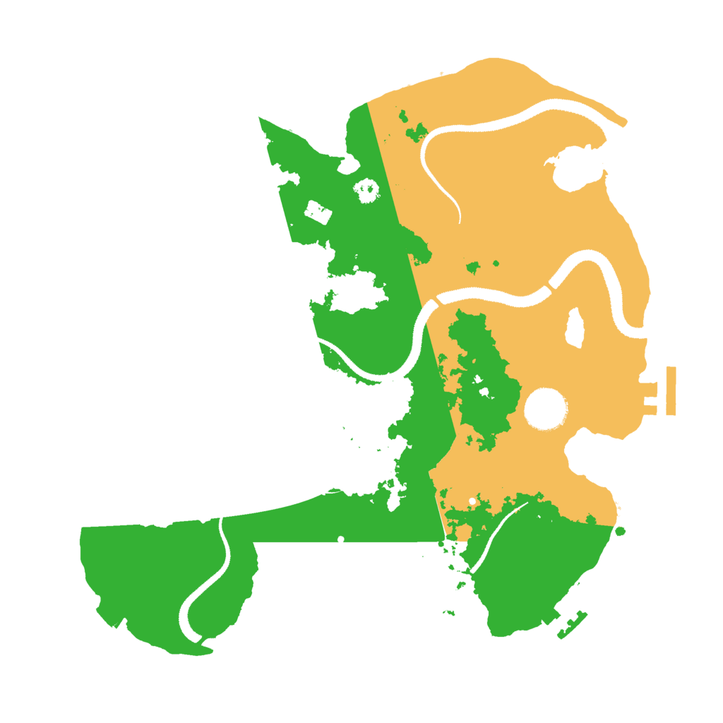 Biome Rust Map: Procedural Map, Size: 3000, Seed: 12531