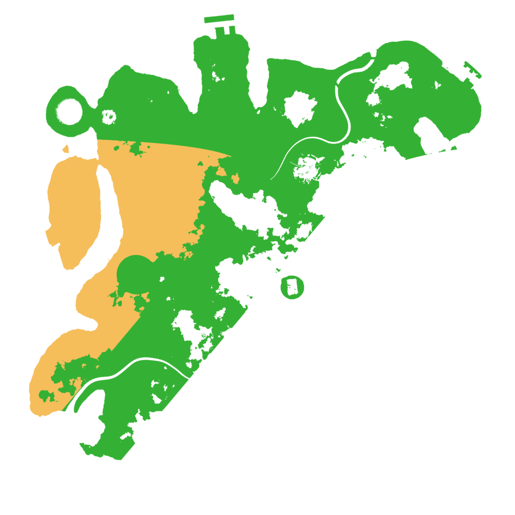 Biome Rust Map: Procedural Map, Size: 3500, Seed: 1909056991