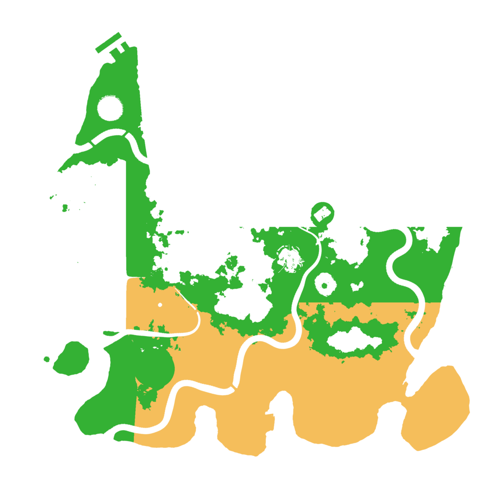 Biome Rust Map: Procedural Map, Size: 3500, Seed: 1085822375