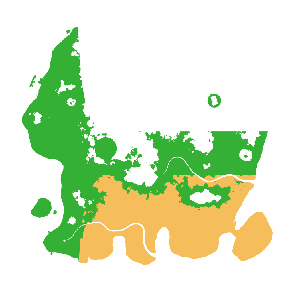 Biome Rust Map: Procedural Map, Size: 3500, Seed: 1085822375