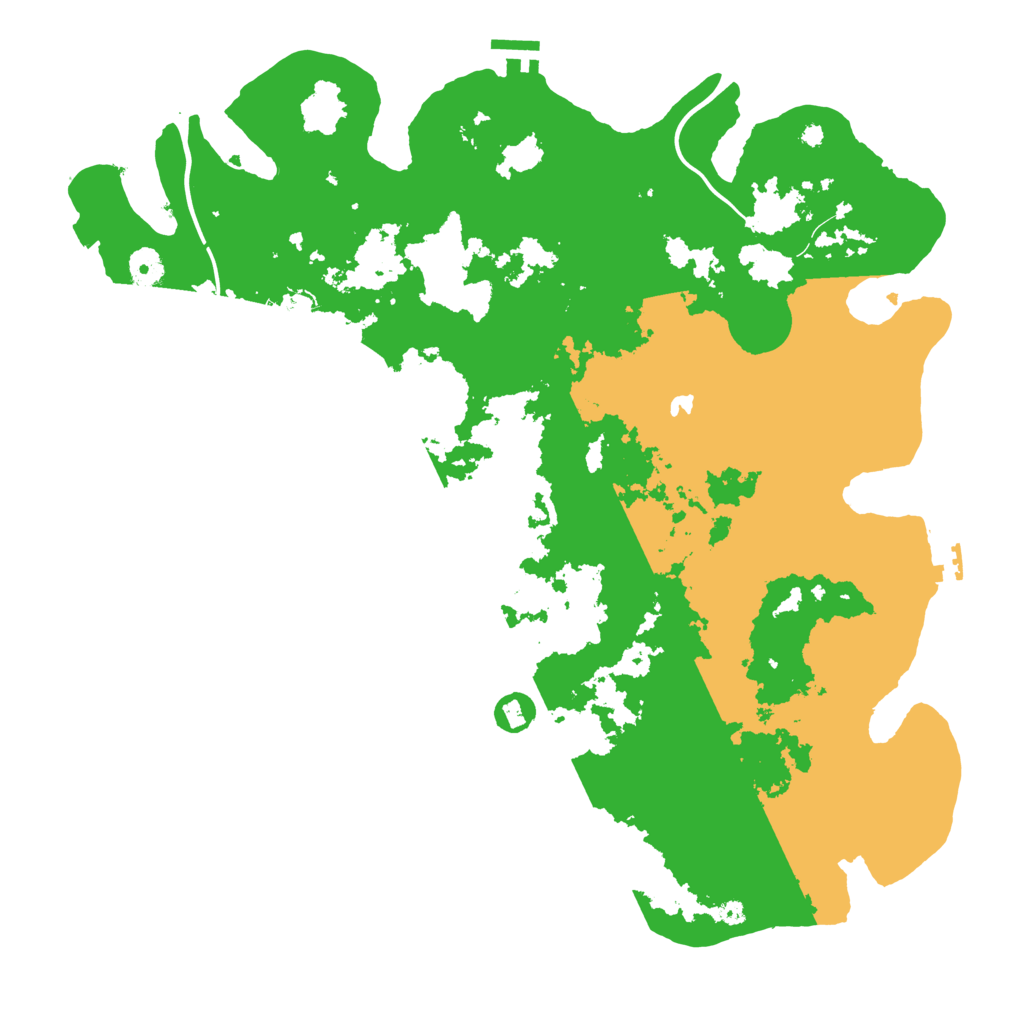 Biome Rust Map: Procedural Map, Size: 4250, Seed: 1888684724