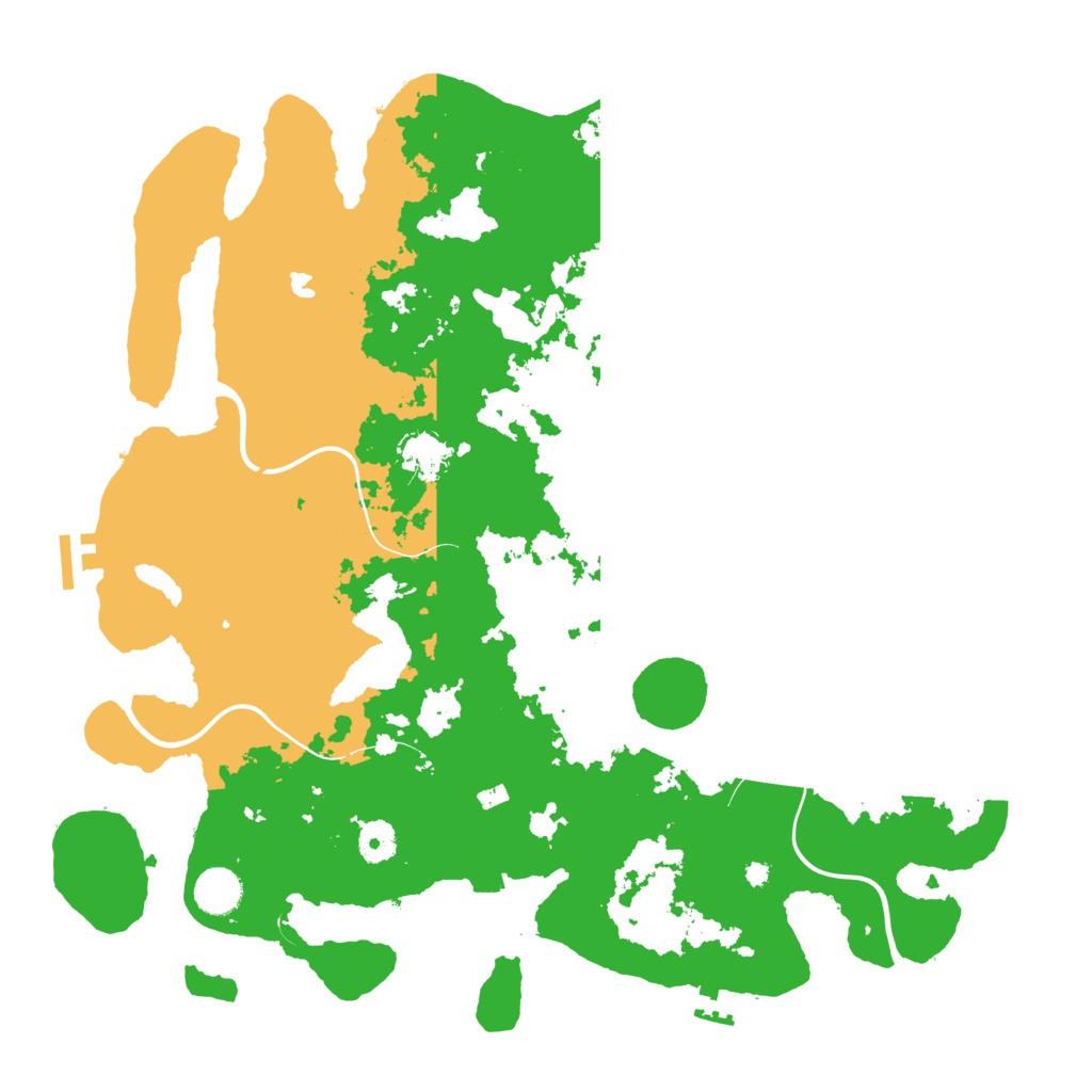 Biome Rust Map: Procedural Map, Size: 4050, Seed: 222754620