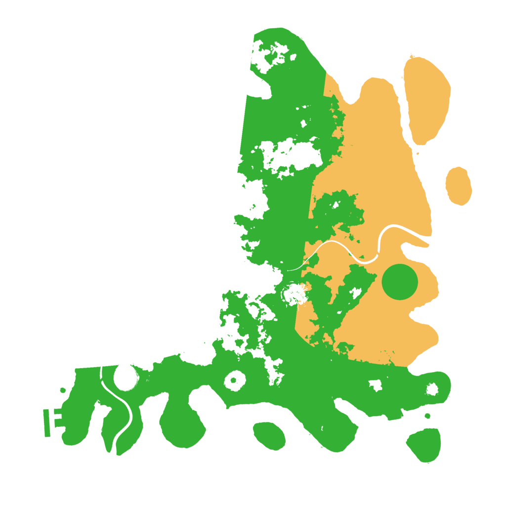Biome Rust Map: Procedural Map, Size: 3700, Seed: 286298043
