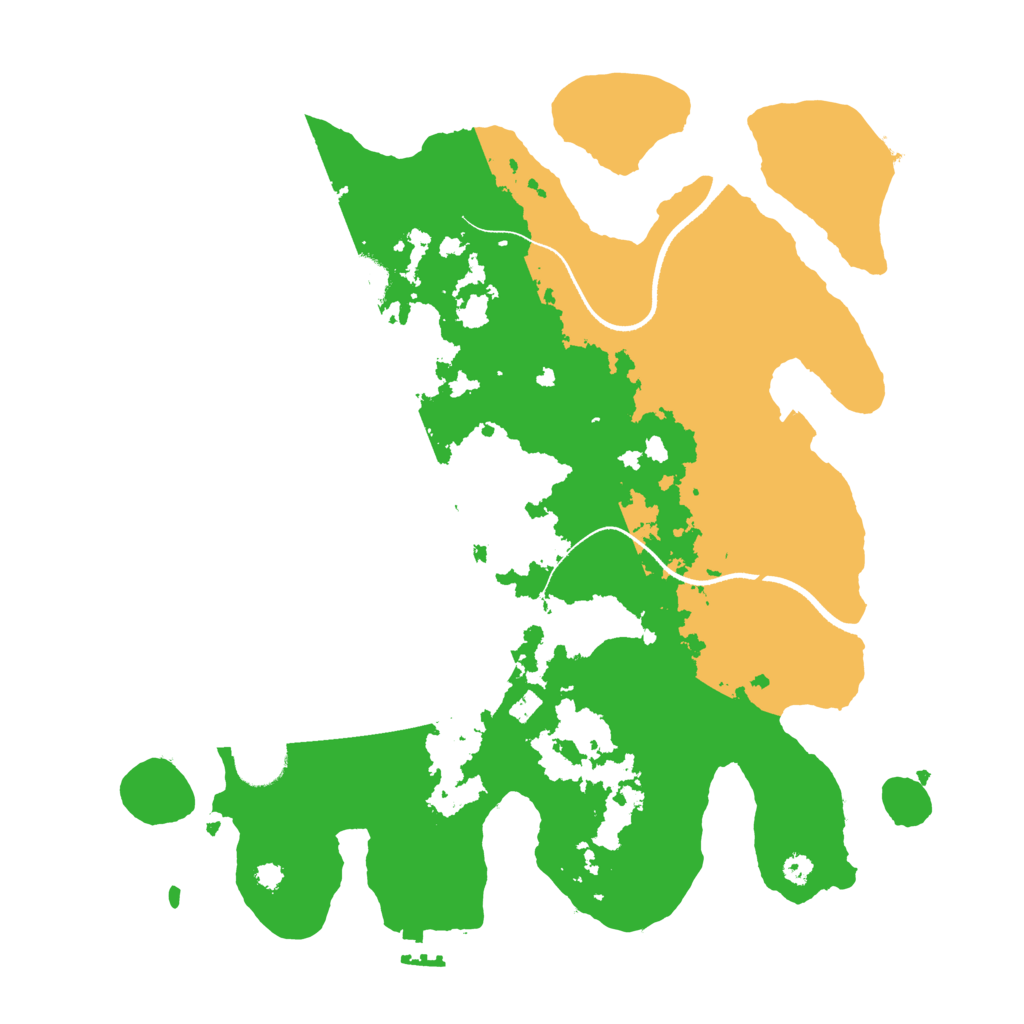 Biome Rust Map: Procedural Map, Size: 3500, Seed: 9626320