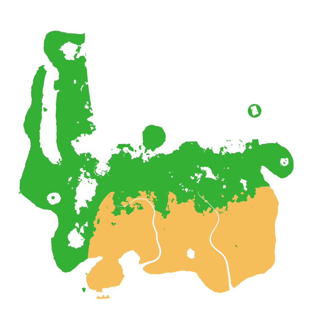 Biome Rust Map: Procedural Map, Size: 3750, Seed: 436560414