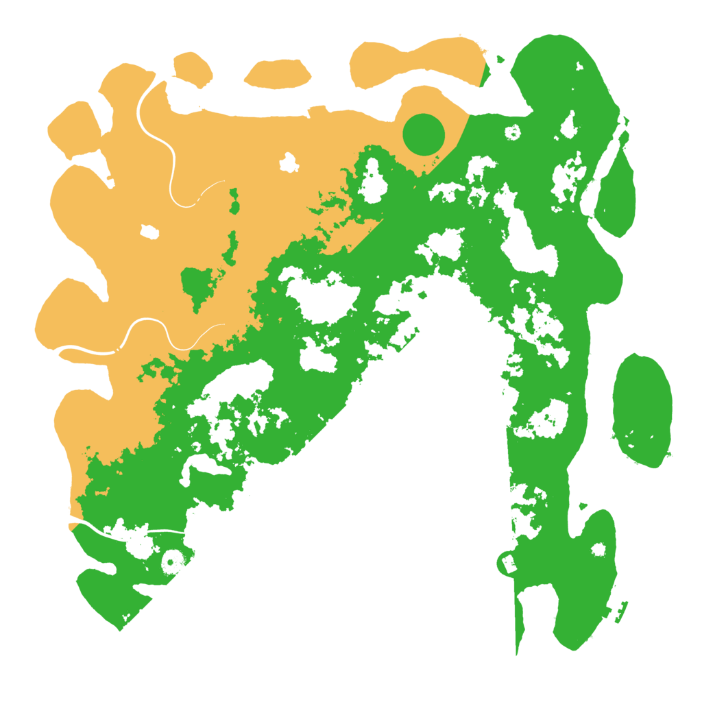 Biome Rust Map: Procedural Map, Size: 4500, Seed: 571395