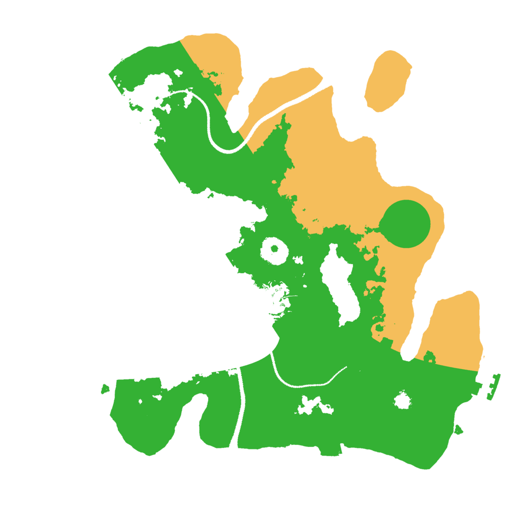Biome Rust Map: Procedural Map, Size: 2850, Seed: 628380793