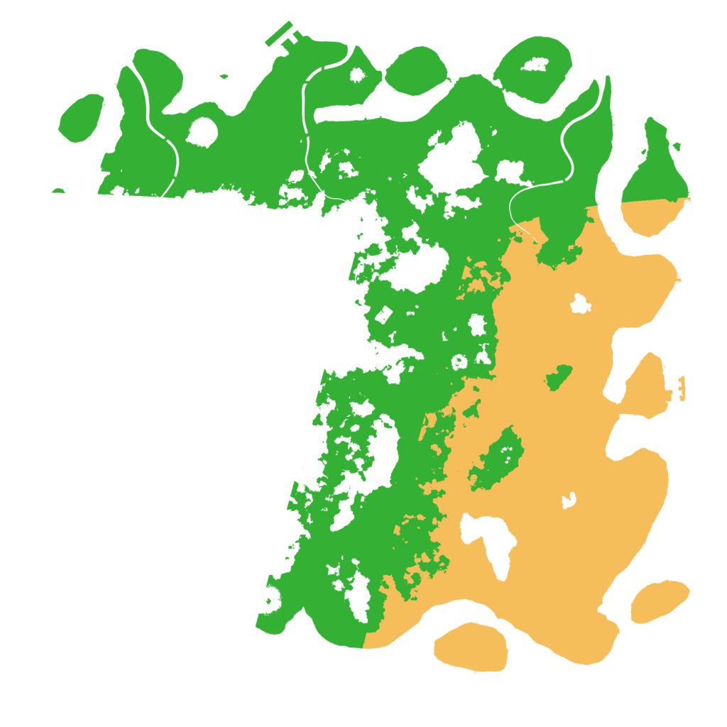 Biome Rust Map: Procedural Map, Size: 4500, Seed: 1104417215