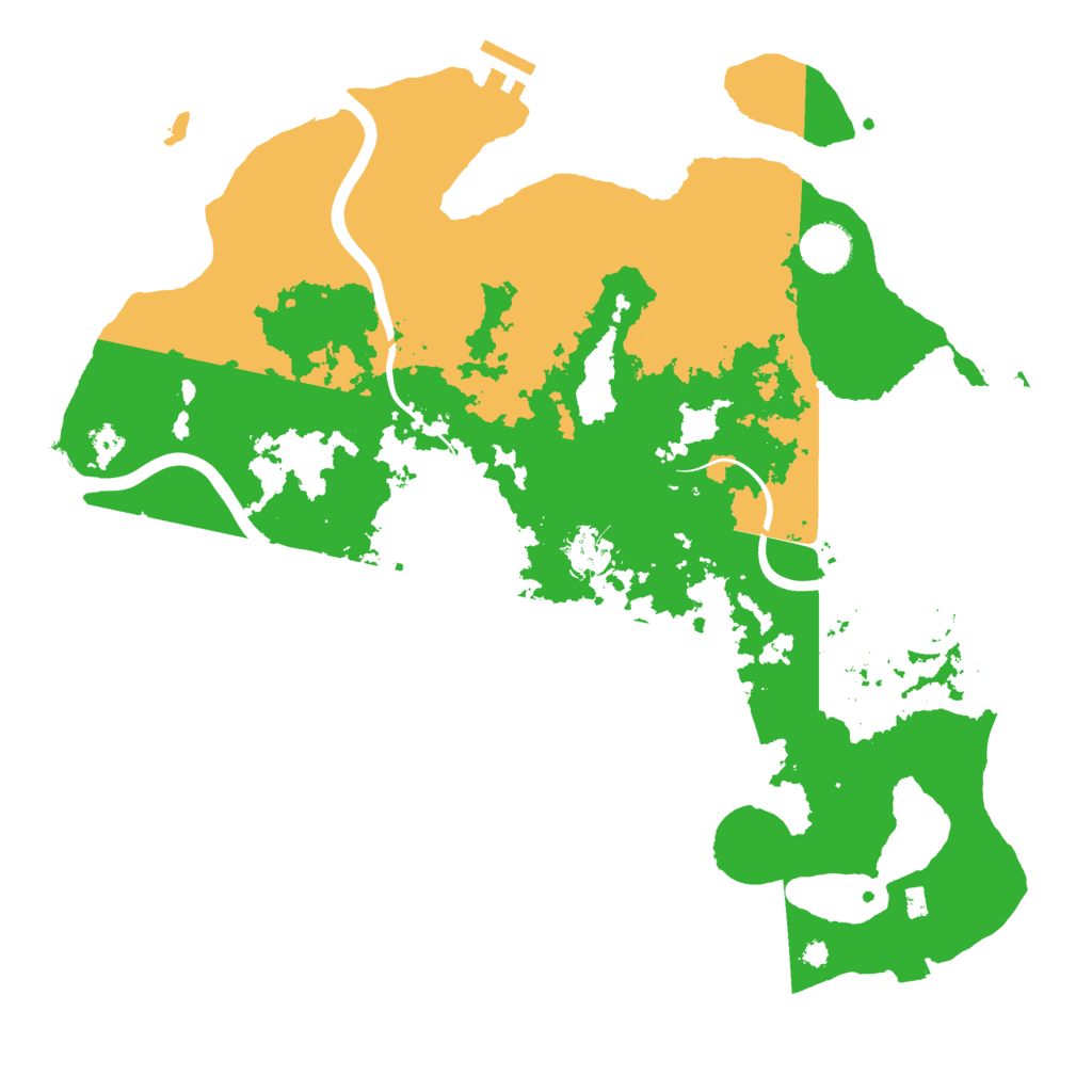 Biome Rust Map: Procedural Map, Size: 3850, Seed: 1892878628