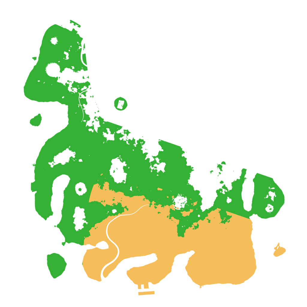 Biome Rust Map: Procedural Map, Size: 3850, Seed: 287990233