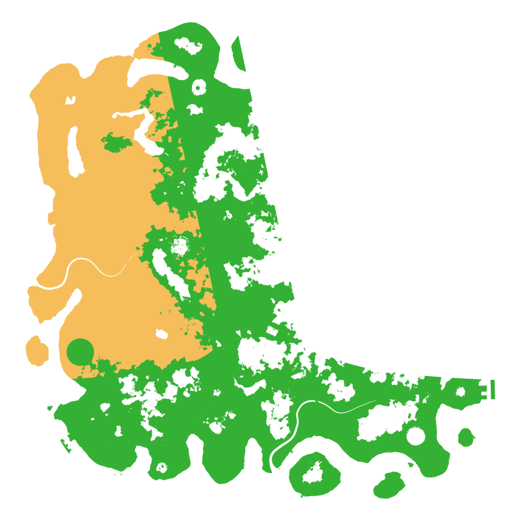 Biome Rust Map: Procedural Map, Size: 5000, Seed: 1677099937