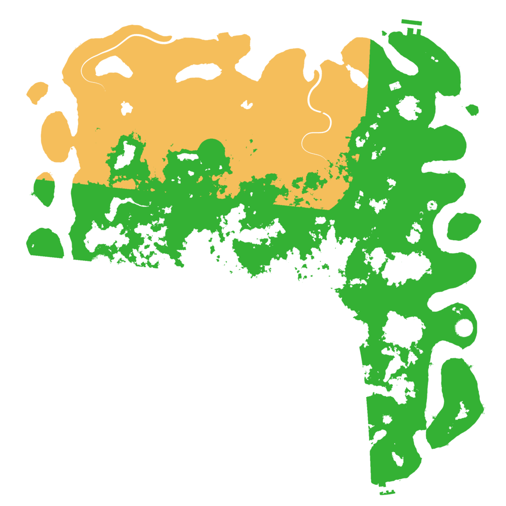 Biome Rust Map: Procedural Map, Size: 5000, Seed: 1481619161