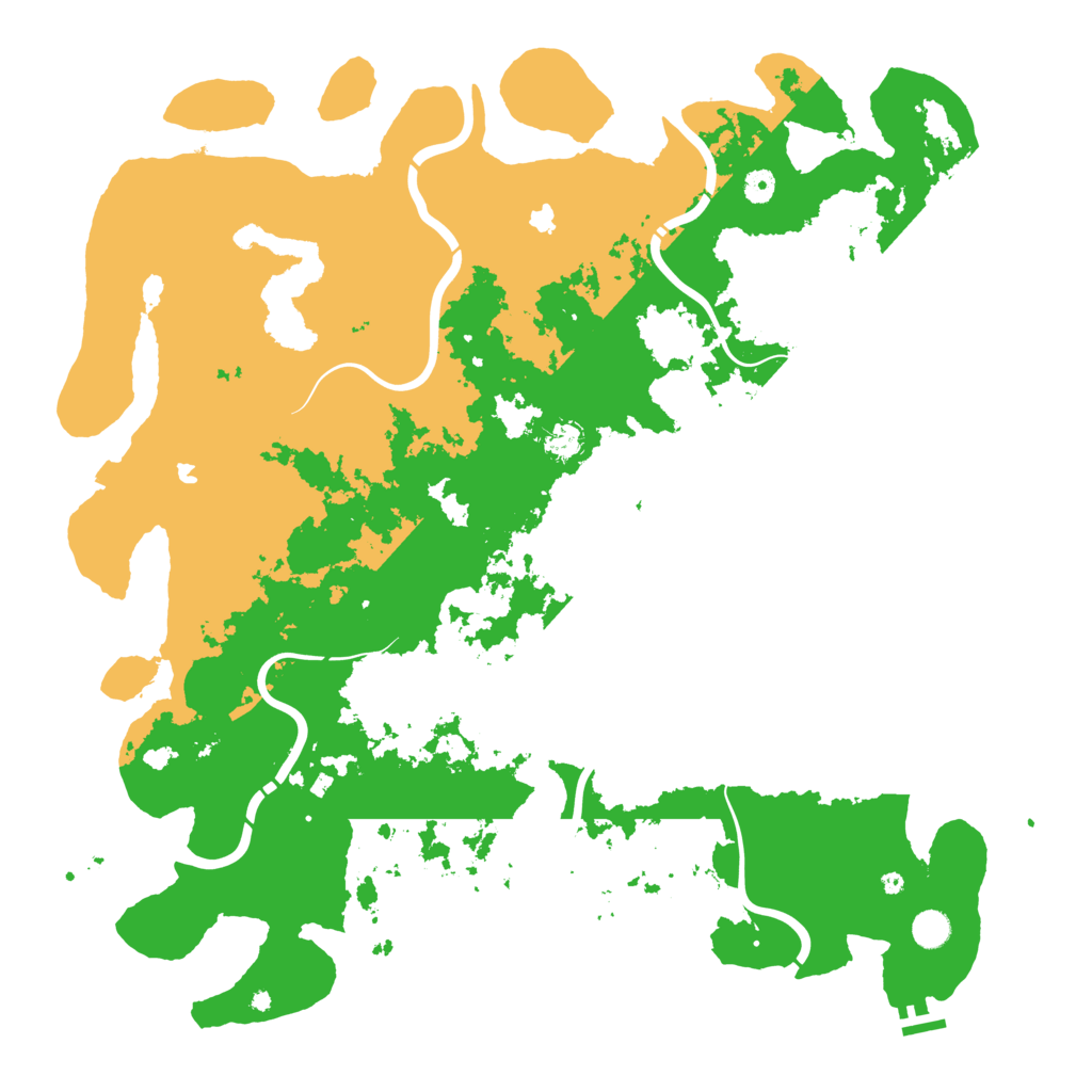 Biome Rust Map: Procedural Map, Size: 5000, Seed: 4587523