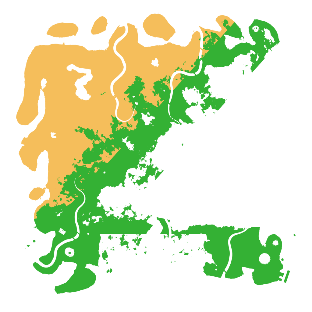 Biome Rust Map: Procedural Map, Size: 5000, Seed: 4587523