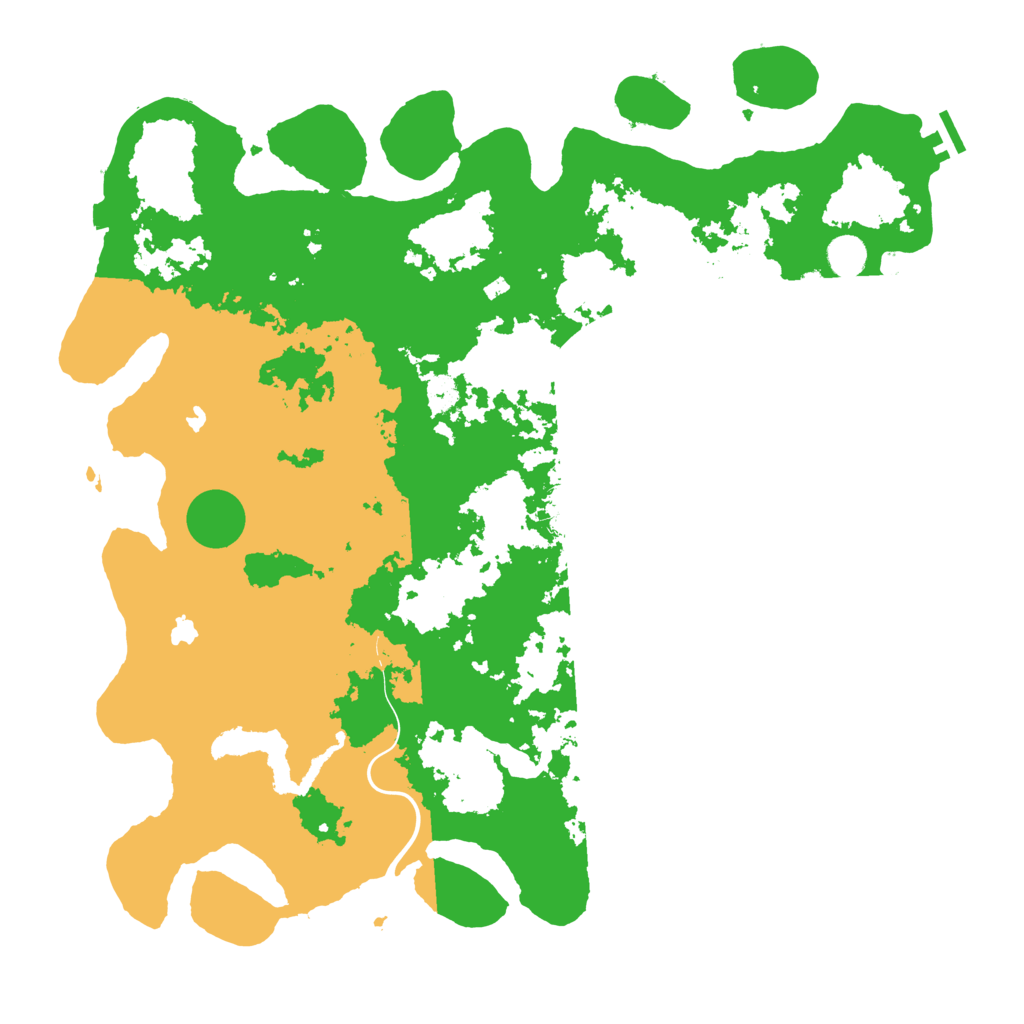 Biome Rust Map: Procedural Map, Size: 4600, Seed: 2111793552